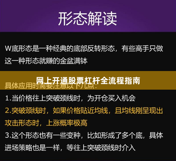 网上开通股票杠杆全流程指南